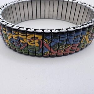 Solvar Vintage Stainless Steal Patterned Bracelet- Urban Celtic knot Design